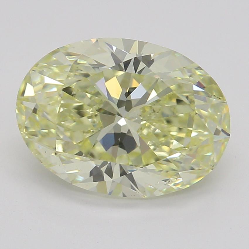 1.40 Ct. Fancy Light Yellow Oval Diamond