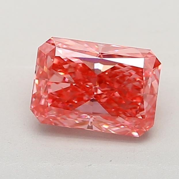 1.03 Ct. Fancy Vivid Pink Radiant Lab Grown Diamond