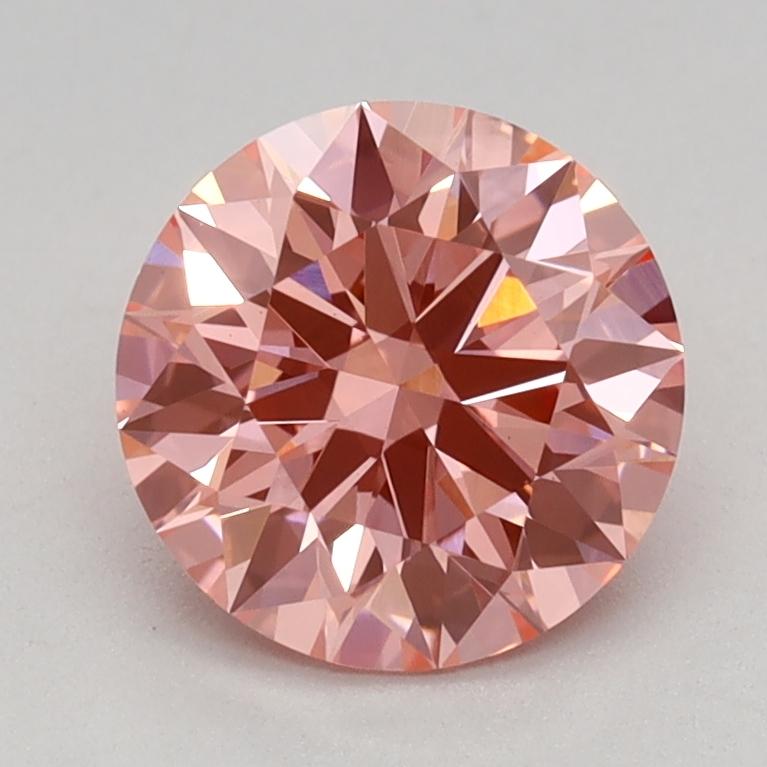 1.13 Ct. Fancy Vivid Pink Round Lab Grown Diamond