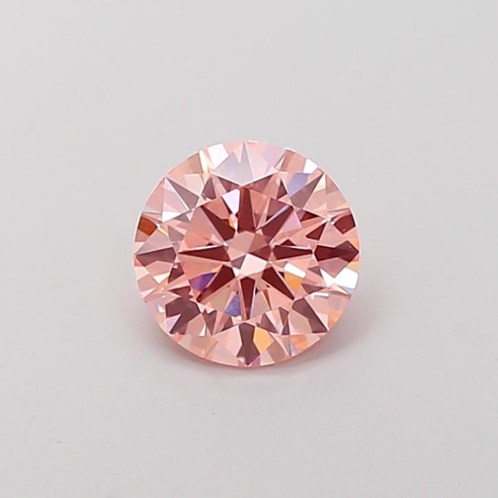 1.03 Ct. Fancy Intense Pink Round Lab Grown Diamond