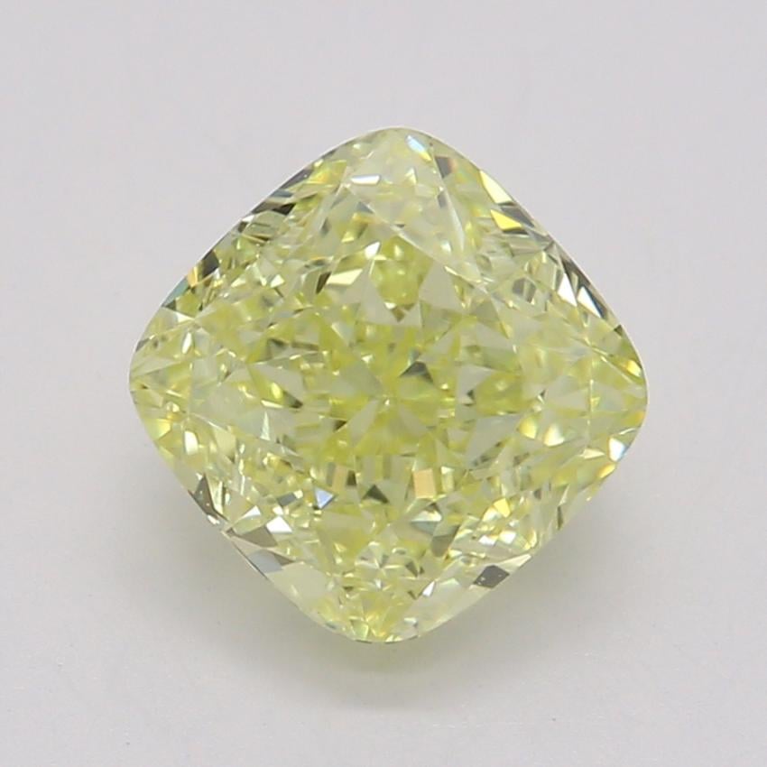 1.00 Ct. Fancy Intense Yellow Cushion Diamond