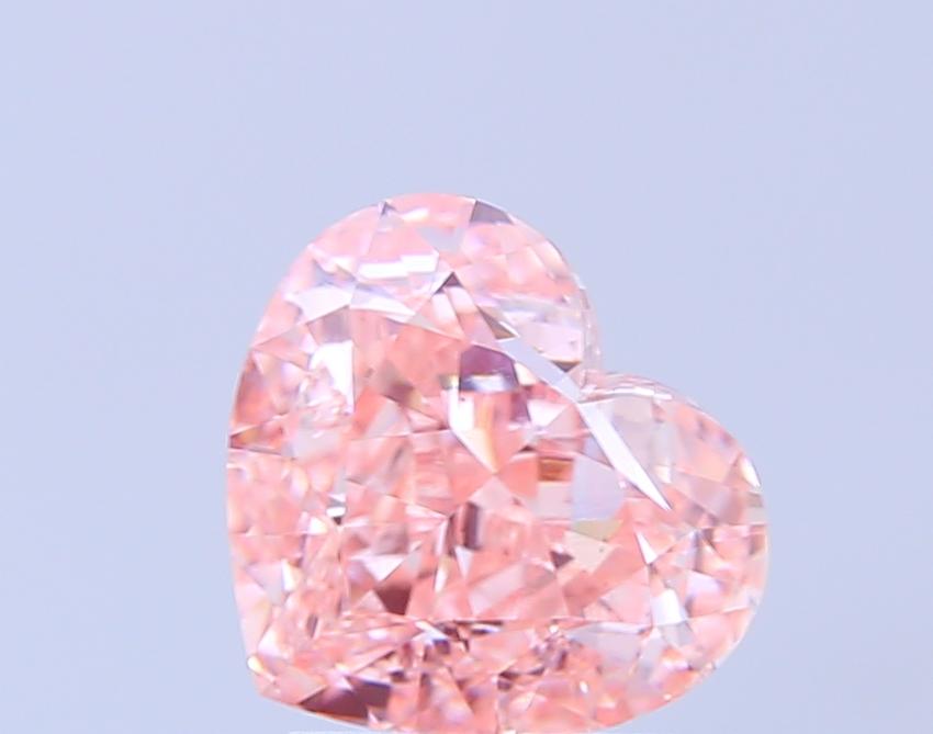 2.51 Ct. Fancy Vivid  Pink Heart Lab Grown Diamond