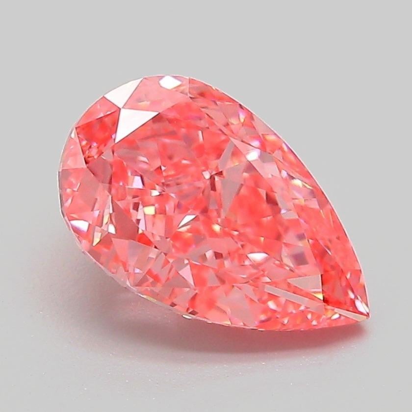 2.04 Ct. Fancy Vivid Pink Pear Lab Grown Diamond