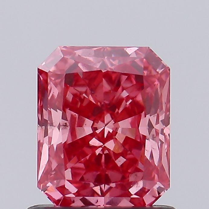 1.03 Ct. Fancy Vivid Pink Radiant Lab Grown Diamond