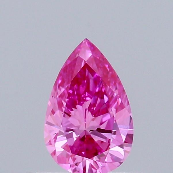 0.34 Ct. Fancy Vivid Pink Pear Lab Grown Diamond
