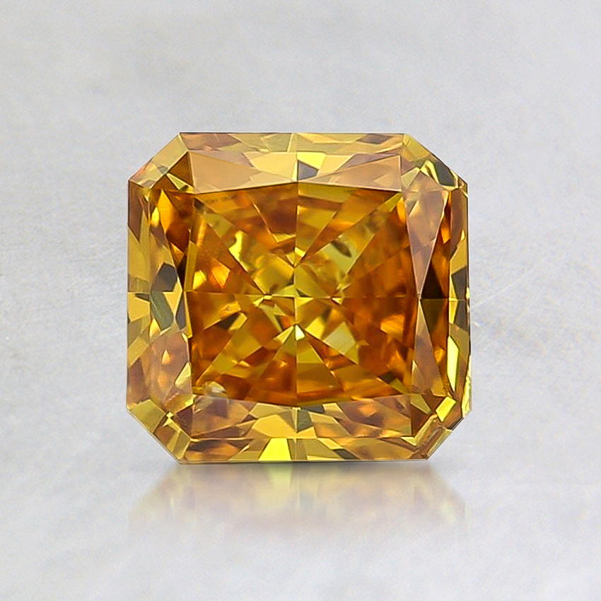 1.02 Ct. Fancy Deep Yellow-Orange Radiant Lab Created Diamond