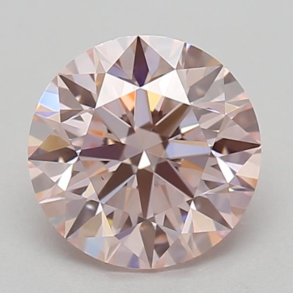 0.73 Ct. Fancy Intense Pink Round Lab Grown Diamond