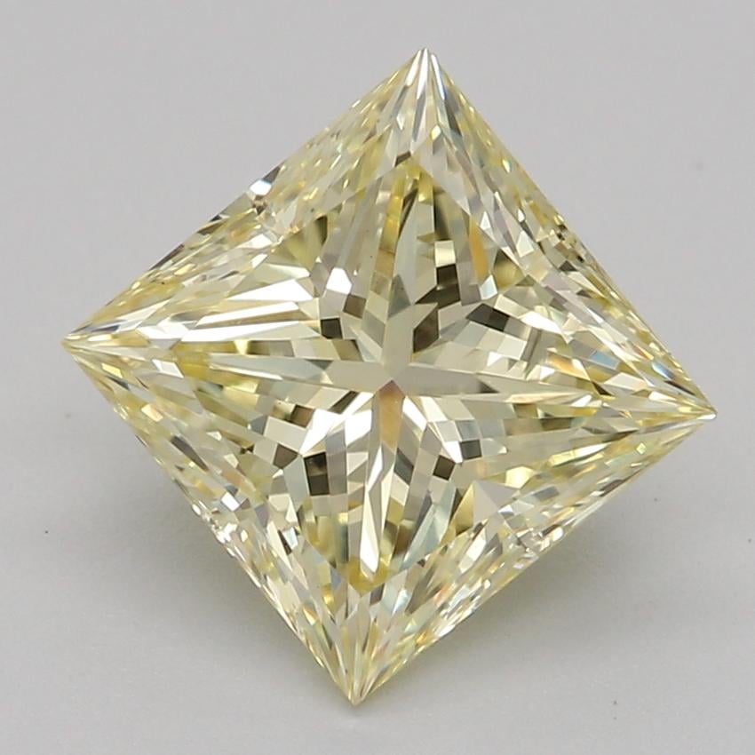 1.55 Ct. Fancy Intense Yellow Princess Lab Grown Diamond