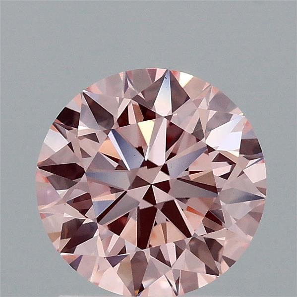 1.54 Ct. Fancy Intense Pink Round Lab Grown Diamond