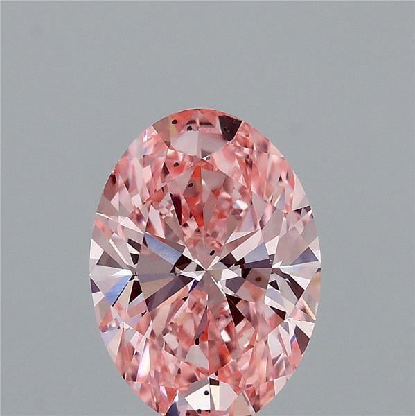 2.50 Ct. Fancy Vivid Pink Oval Lab Grown Diamond