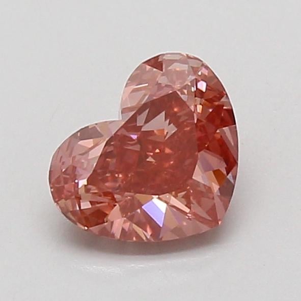 1.04 Ct. Fancy Vivid Pink Heart Lab Grown Diamond