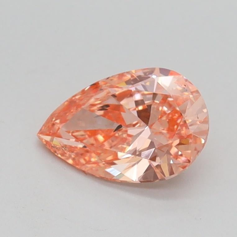 0.70 Ct. Fancy Intense Pink Pear Lab Grown Diamond