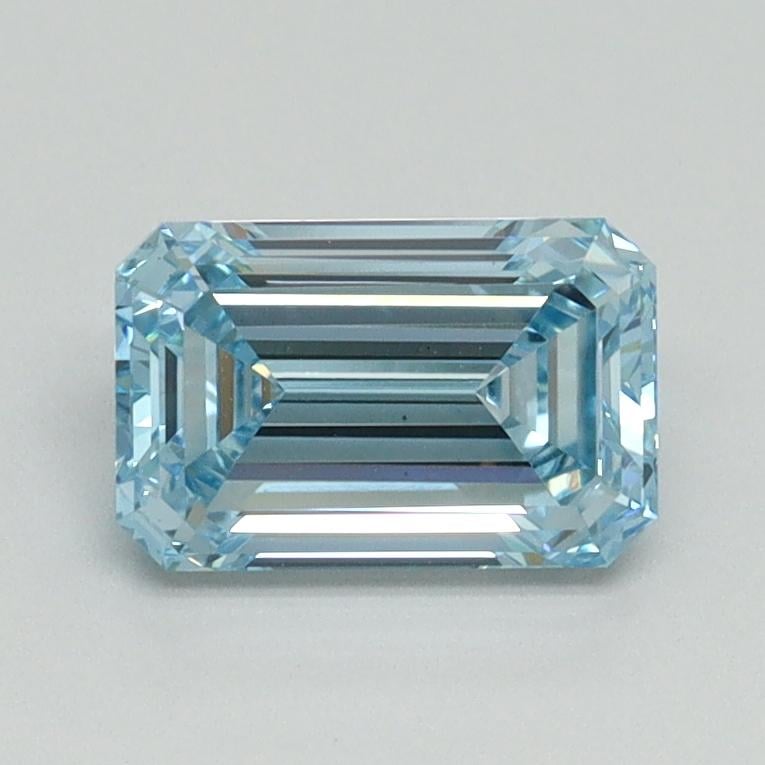 1.09 Ct. Fancy Intense Blue Emerald Lab Grown Diamond