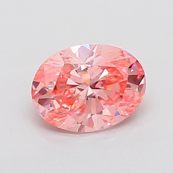 1.22 Ct. Fancy Vivid  Pink Oval Lab Grown Diamond