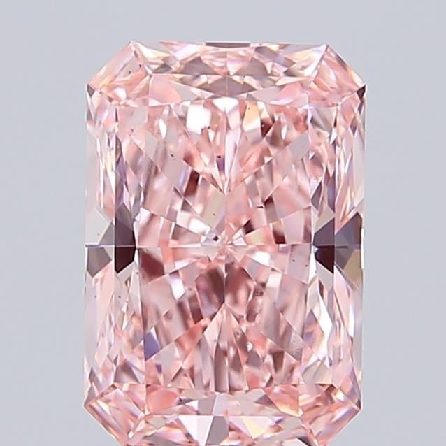3.85 Ct. Fancy Pink Radiant Lab Grown Diamond