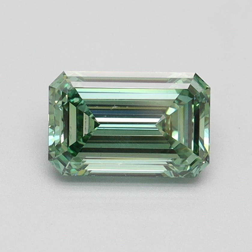 1.03 Ct. Fancy Vivid Green Emerald Lab Grown Diamond