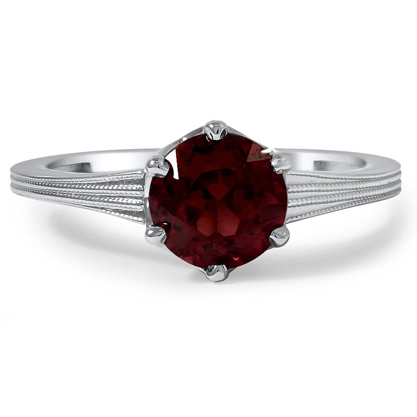 Modern Garnet Vintage Ring
