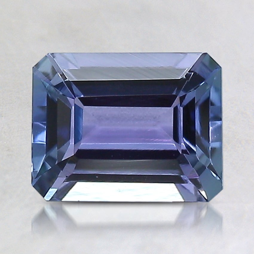 7.7x6mm Unheated Violet Emerald Tanzanite