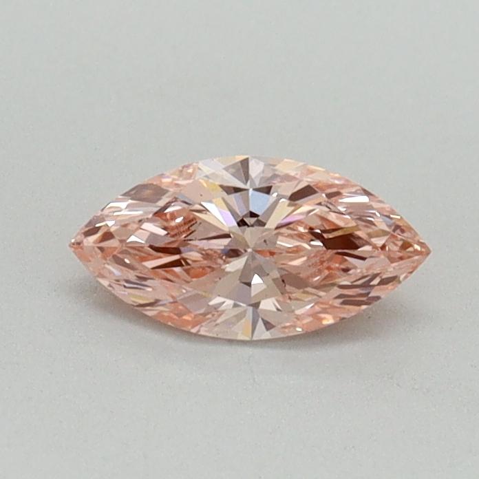 0.31 Ct. Fancy Vivid Pink Marquise Lab Grown Diamond