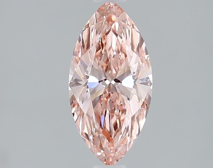 1.05 Ct. Fancy Vivid Pink Marquise Lab Grown Diamond