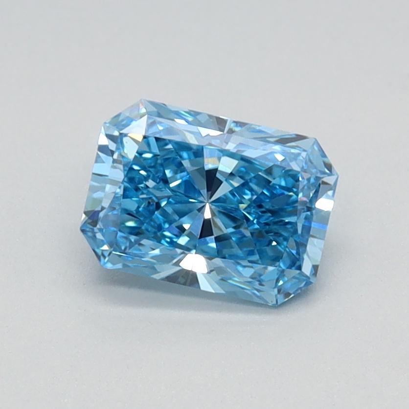 0.74 Ct. Fancy Vivid Blue Radiant Lab Grown Diamond