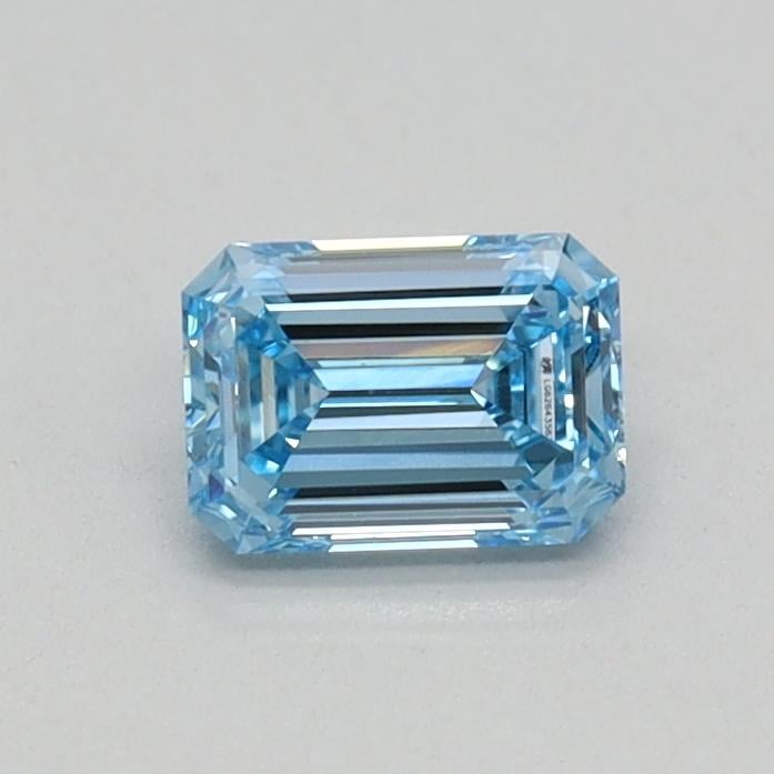 0.31 Ct. Fancy Intense Blue Emerald Lab Grown Diamond