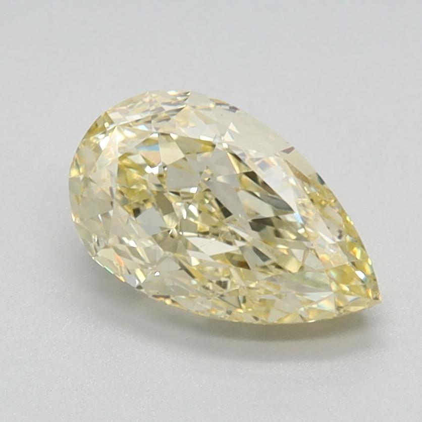 1.21 Ct. Fancy Intense Yellow Pear Lab Grown Diamond