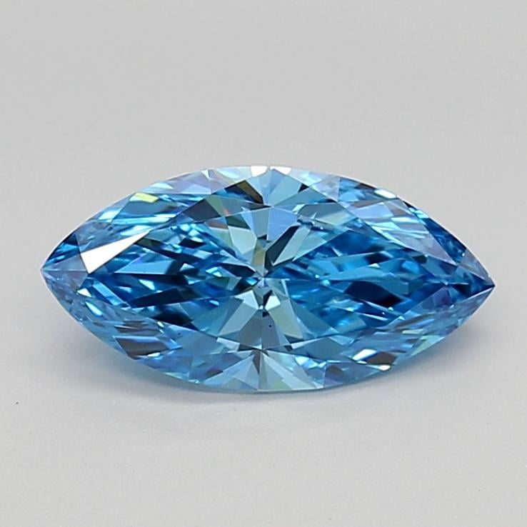 1.50 Ct. Fancy Vivid  Blue Marquise Lab Grown Diamond