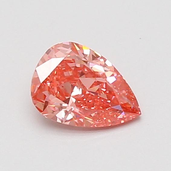 0.60 Ct. Fancy Vivid Pink Pear Lab Grown Diamond