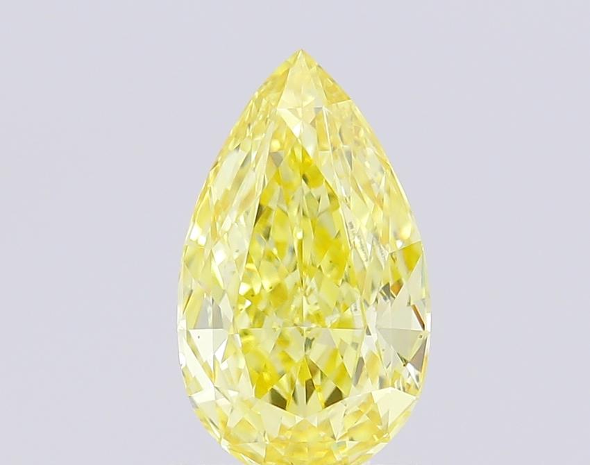 1.35 Ct. Fancy Intense Yellow Pear Lab Grown Diamond