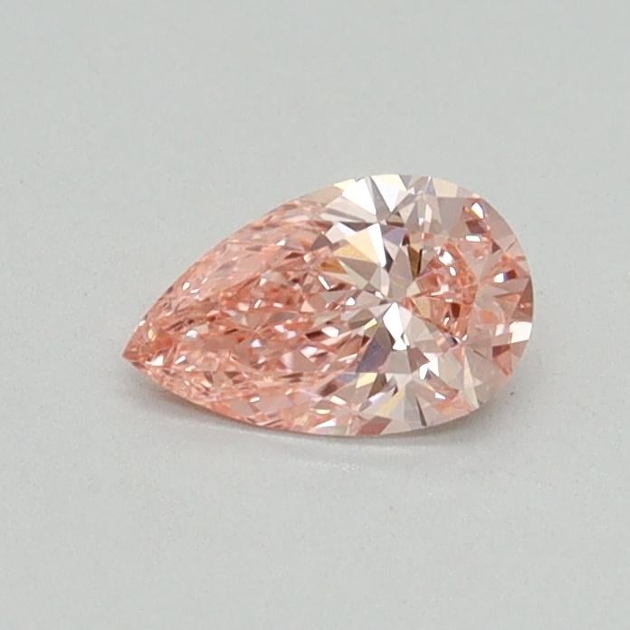 0.32 Ct. Fancy Vivid Pink Pear Lab Grown Diamond