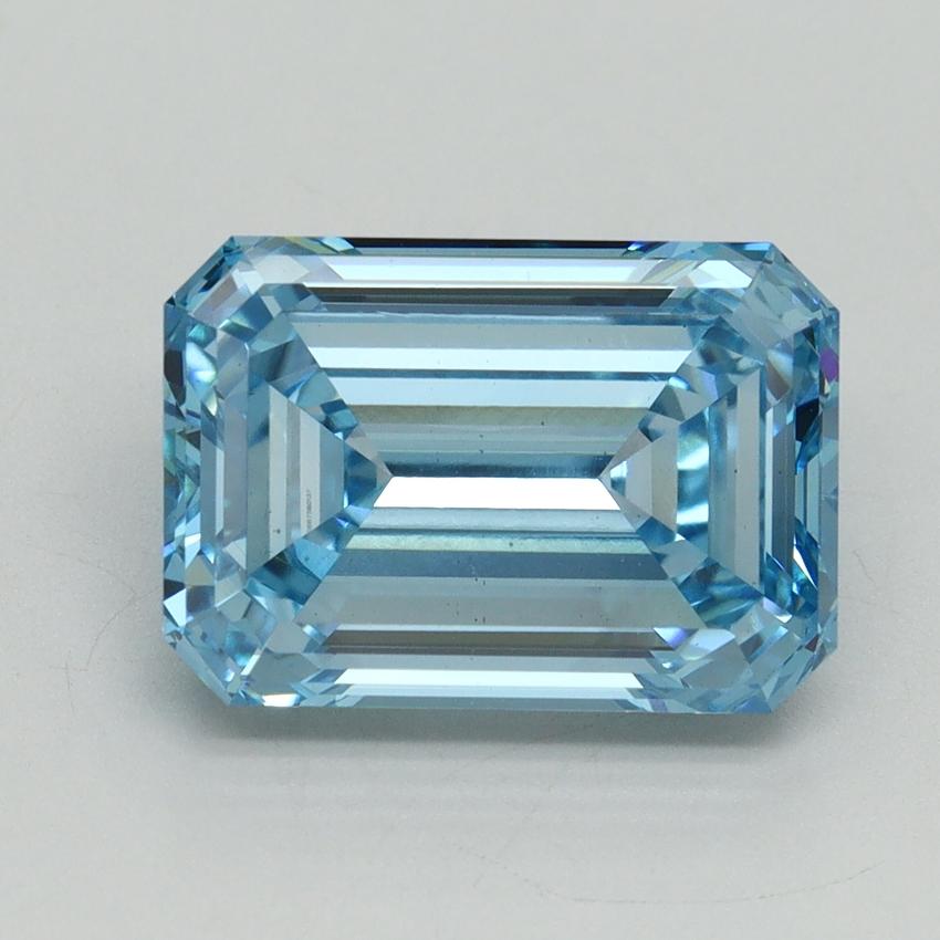 5.04 Ct. Fancy Vivid Blue Emerald Lab Grown Diamond
