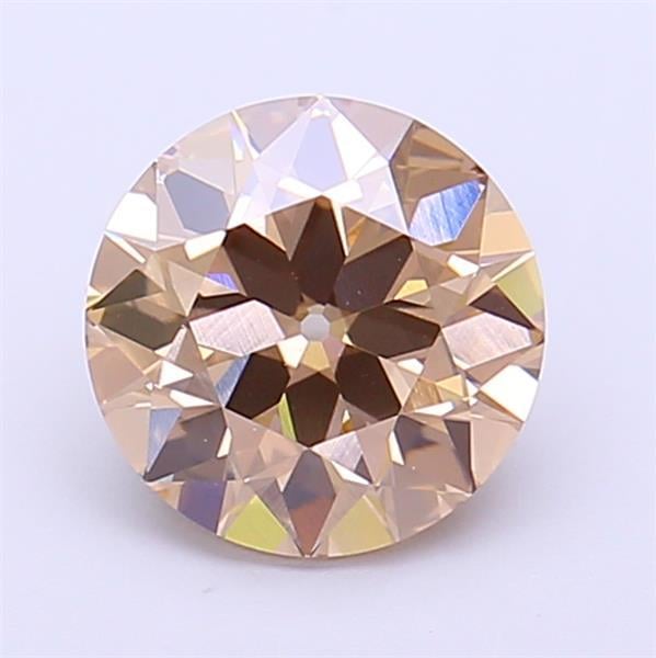 1.73 Ct. Fancy Light Brown Round Lab Grown Diamond