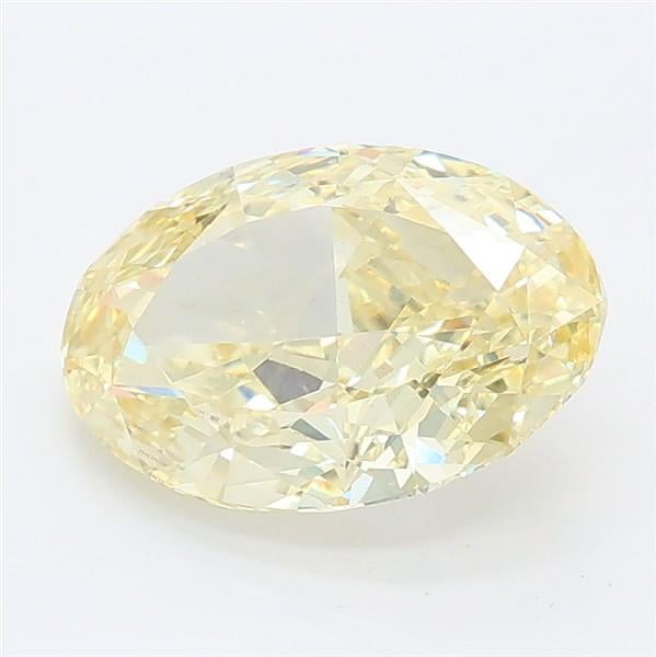 2.33 Ct. Fancy Intense Yellow Oval Lab Grown Diamond
