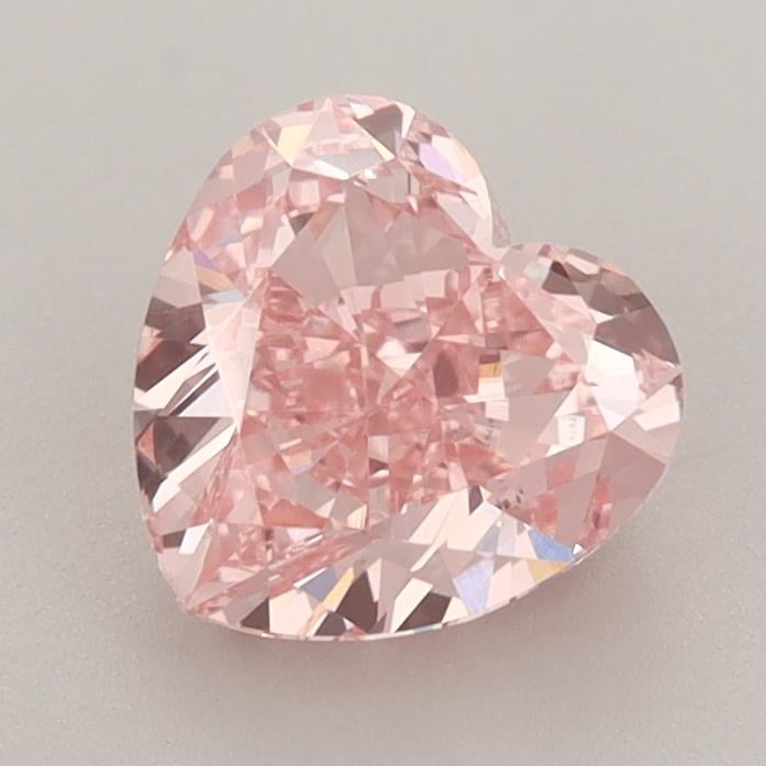 1.56 Ct. Fancy Vivid  Pink Heart Lab Grown Diamond