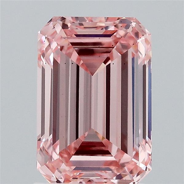 2.00 Ct. Fancy Intense Pink Emerald Lab Grown Diamond