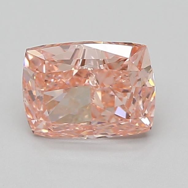 1.56 Ct. Fancy Vivid Pink Cushion Lab Grown Diamond