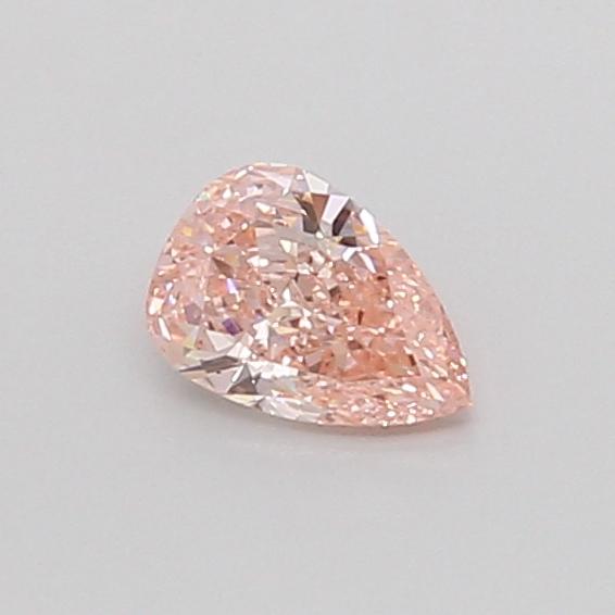 0.33 Ct. Fancy Vivid Pink Pear Lab Grown Diamond