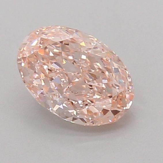 1.03 Ct. Fancy Vivid Pink Oval Lab Grown Diamond