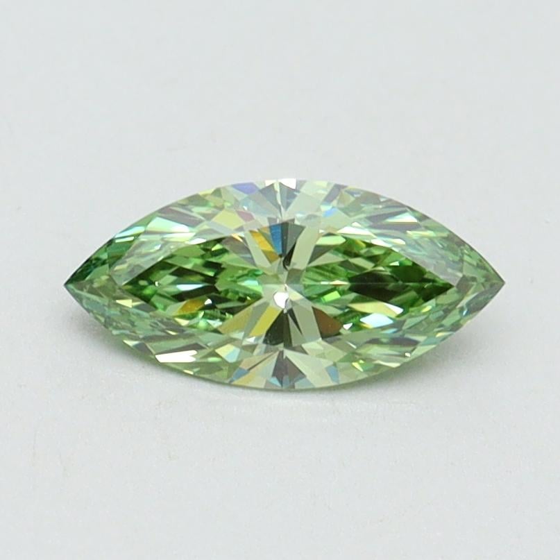 0.50 Ct. Fancy Vivid Pacific Green Marquise Lab Grown Diamond