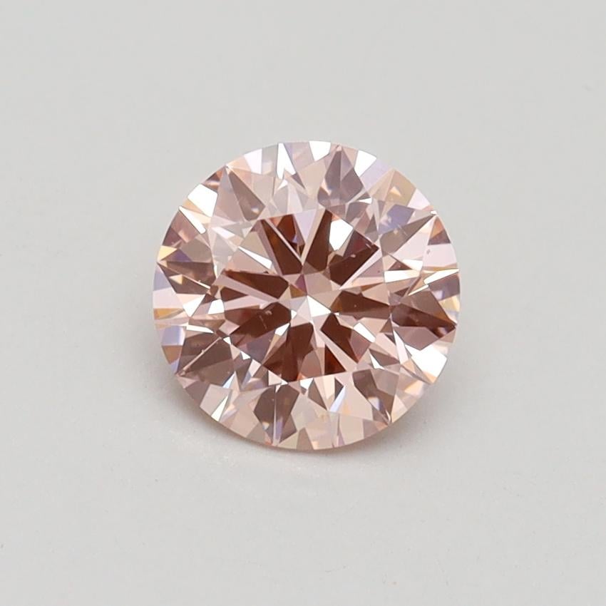 0.81 Ct. Fancy Intense Pink Round Lab Grown Diamond
