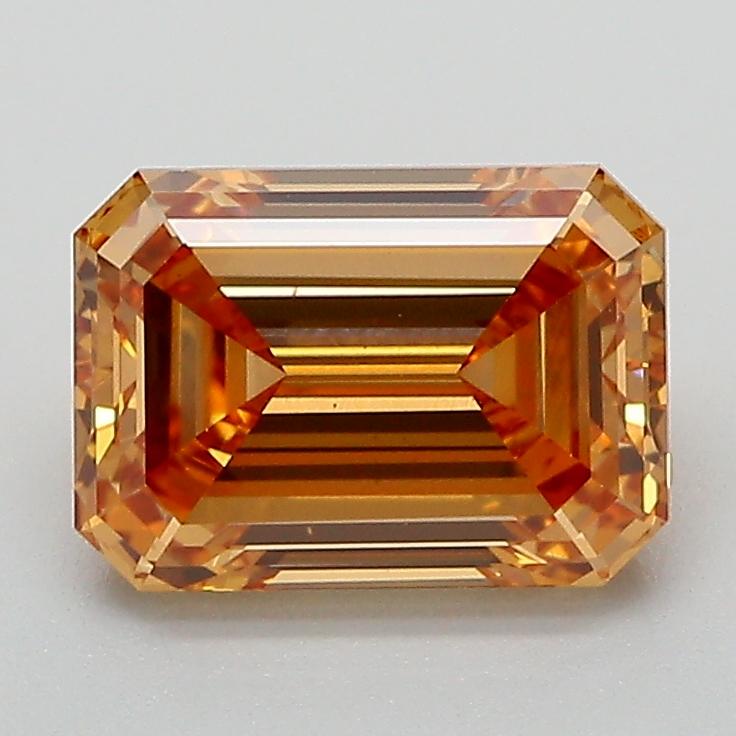 1.91 Ct. Fancy Light  Brown Emerald Lab Grown Diamond