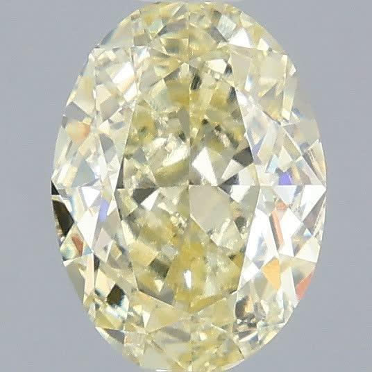 2.04 Ct. Fancy Yellow Oval Lab Grown Diamond