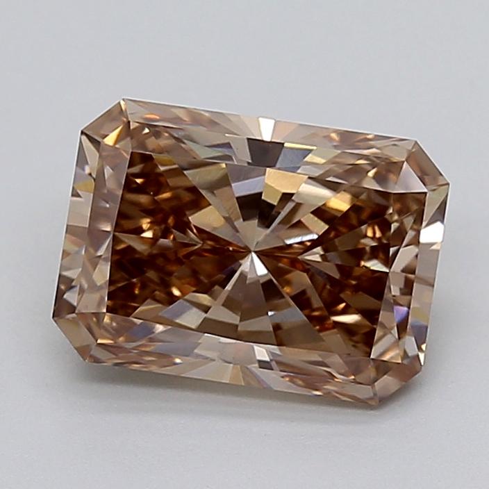 3.02 Ct. Fancy  Brown Radiant Lab Grown Diamond