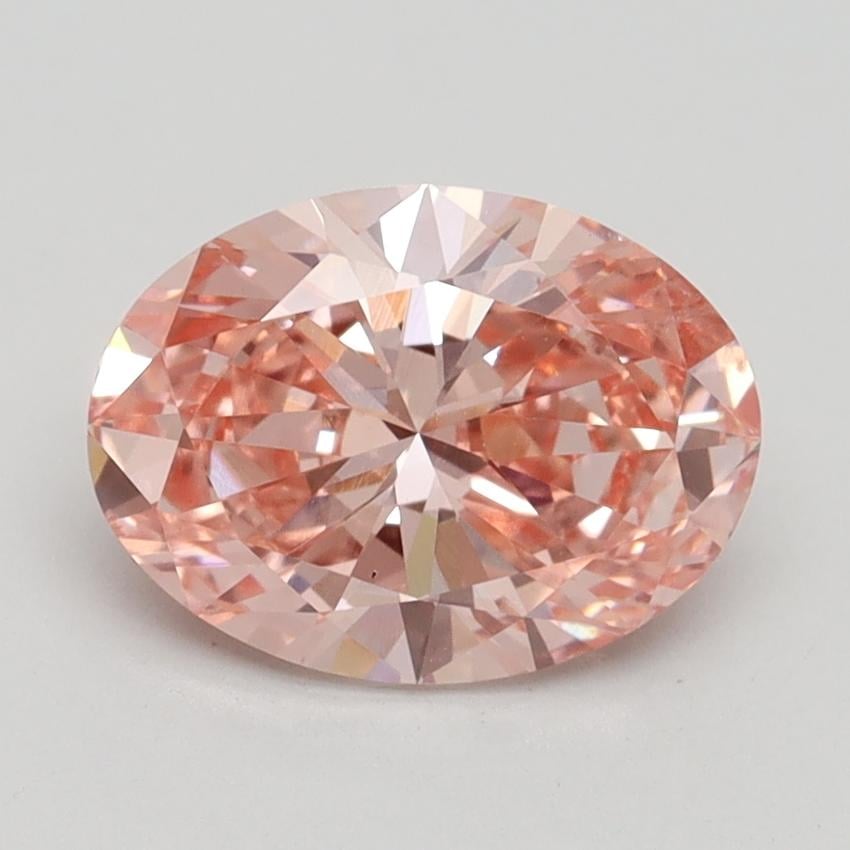 1.81 Ct. Fancy Vivid Pink Oval Lab Grown Diamond