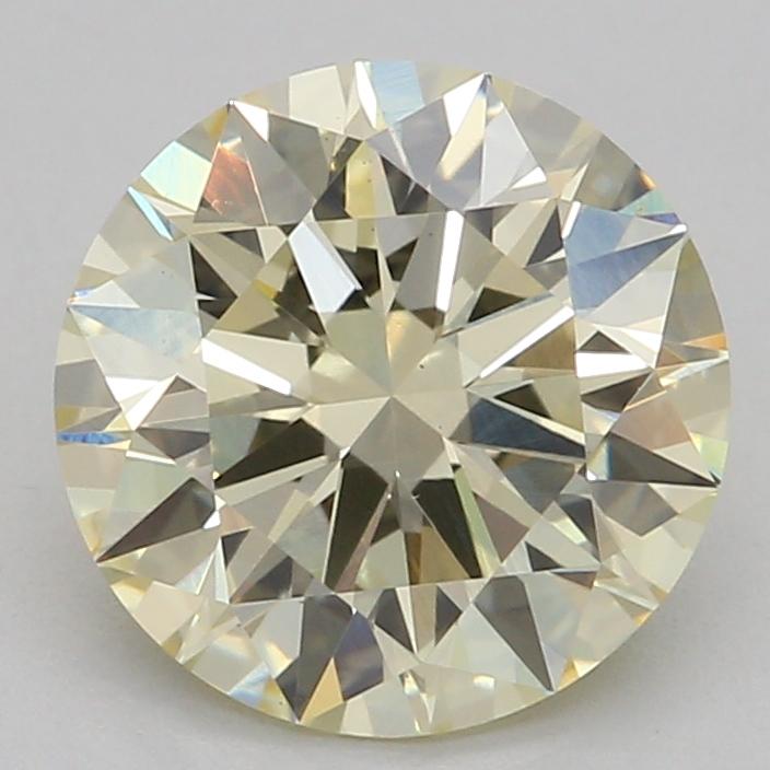 1.35 Ct. Fancy Light Yellow Round Lab Grown Diamond