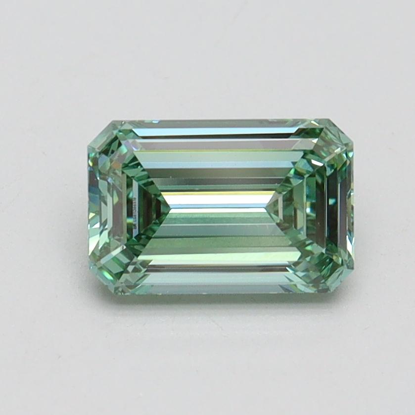 1.02 Ct. Fancy Intense Green Emerald Lab Grown Diamond