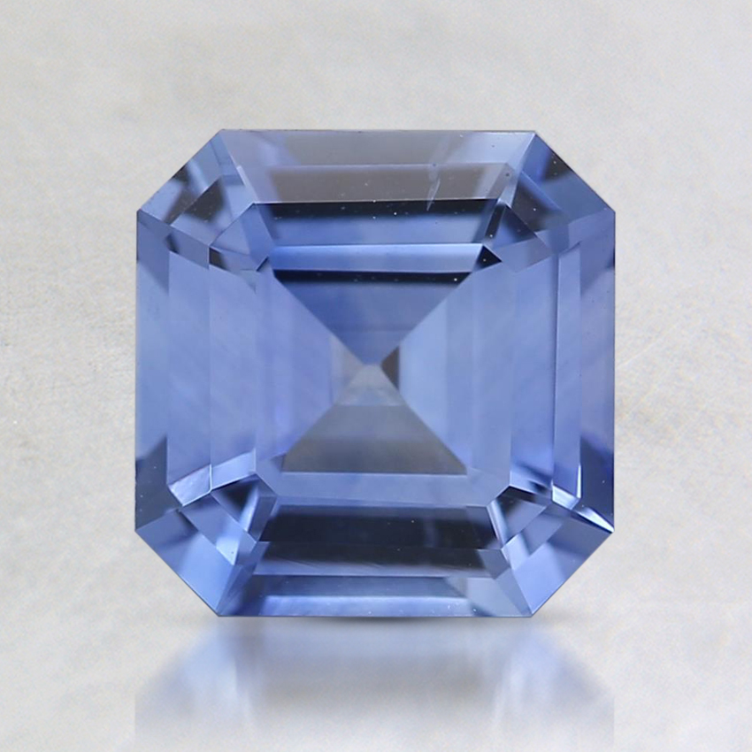 6.6x6.5mm Blue Asscher Sapphire