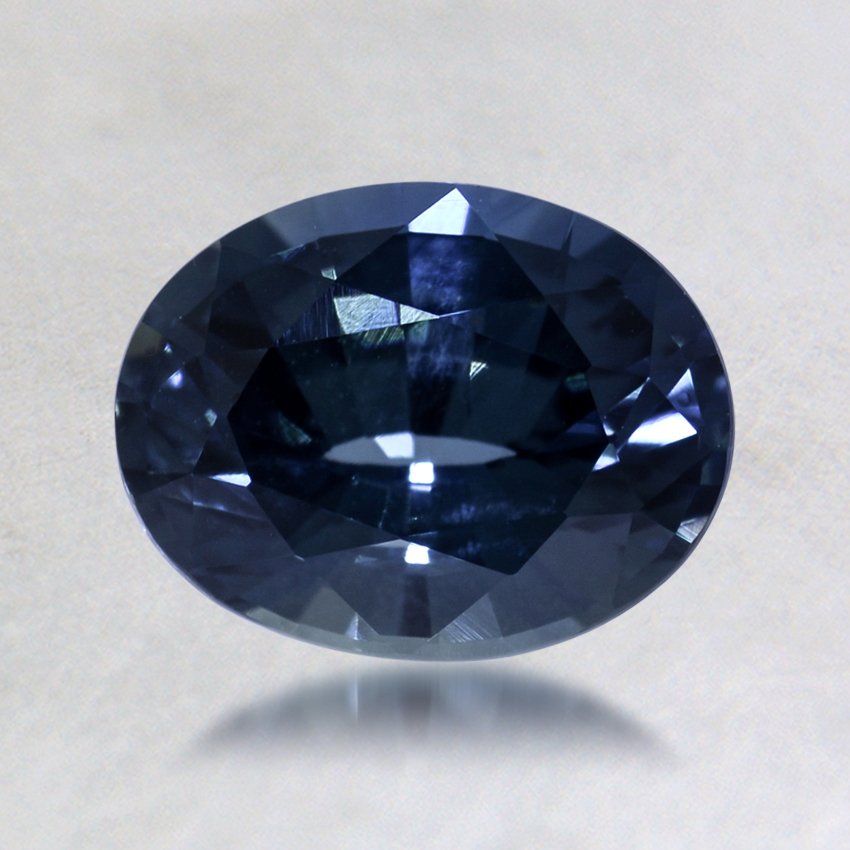 7.5x5.8mm Blue Oval Sapphire