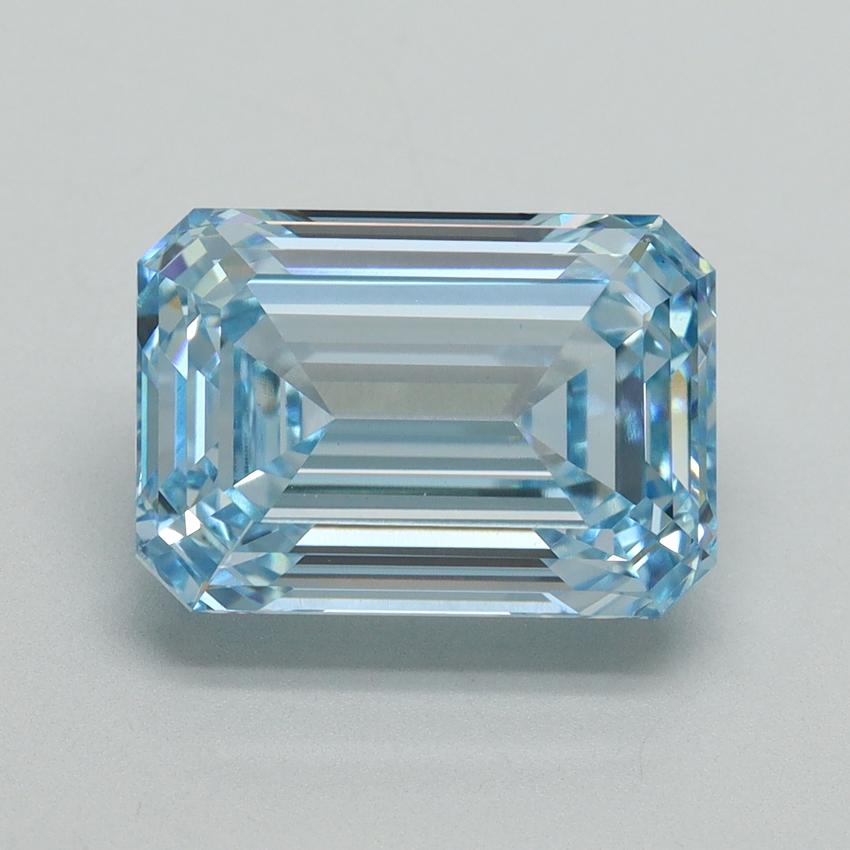 5.04 Ct. Fancy Intense Blue Emerald Lab Grown Diamond